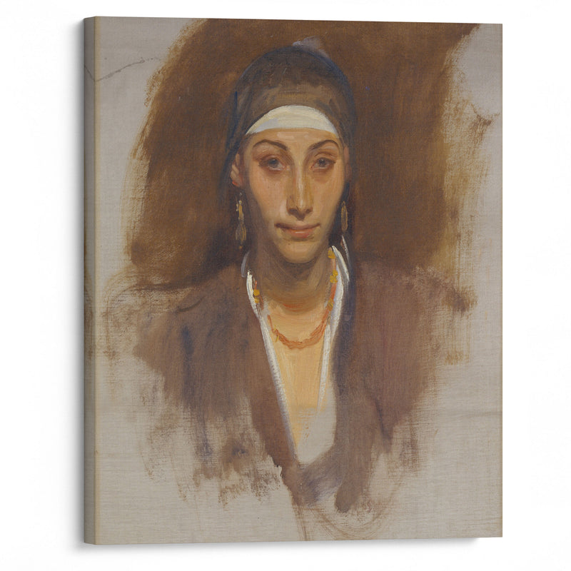 Egyptian Woman with Earrings (between 1890 and 1891) - John Singer Sargent - Canvas Print