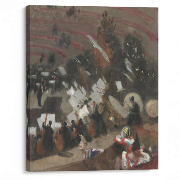 Rehearsal of the Pasdeloup Orchestra at the Cirque d’Hiver (c. 1879) - John Singer Sargent - Canvas Print