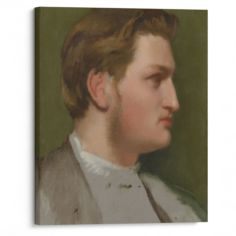 Portrait of Paul Valpinçon (c. 1855) - Edgar Degas - Canvas Print