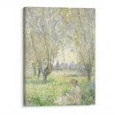 Woman Seated under the Willows (1880) - Claude Monet - Canvas Print