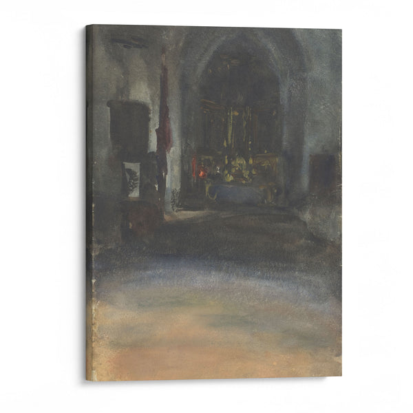 Spanish Church Interior (c. 1880) - John Singer Sargent - Canvas Print