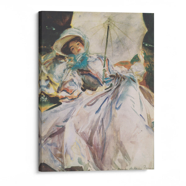 Lady with a Parasol (1900-1) - John Singer Sargent - Canvas Print