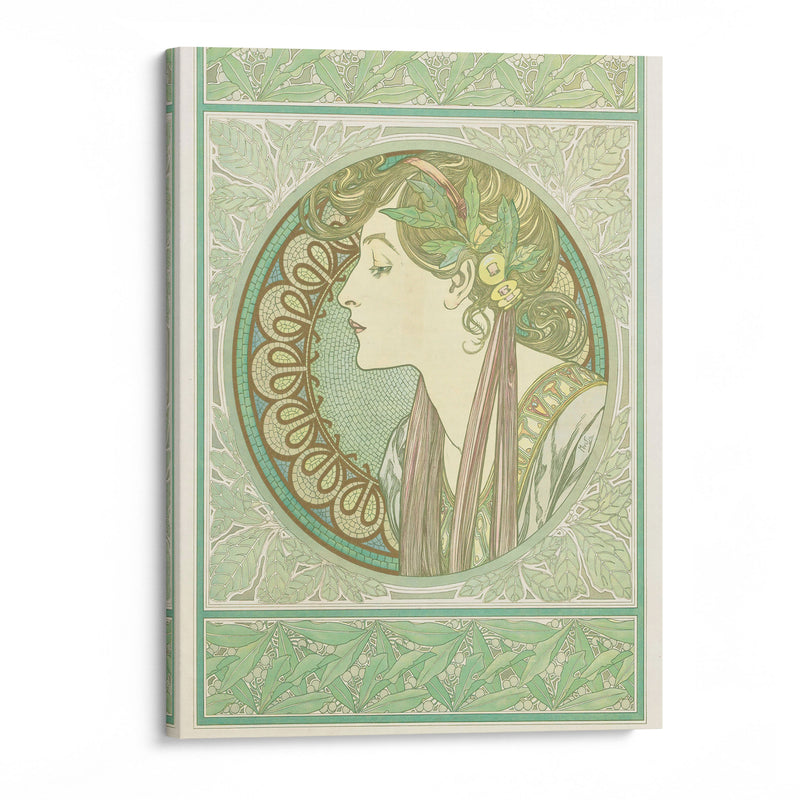 Laurel (1901) - Alphonse Mucha - Canvas Print