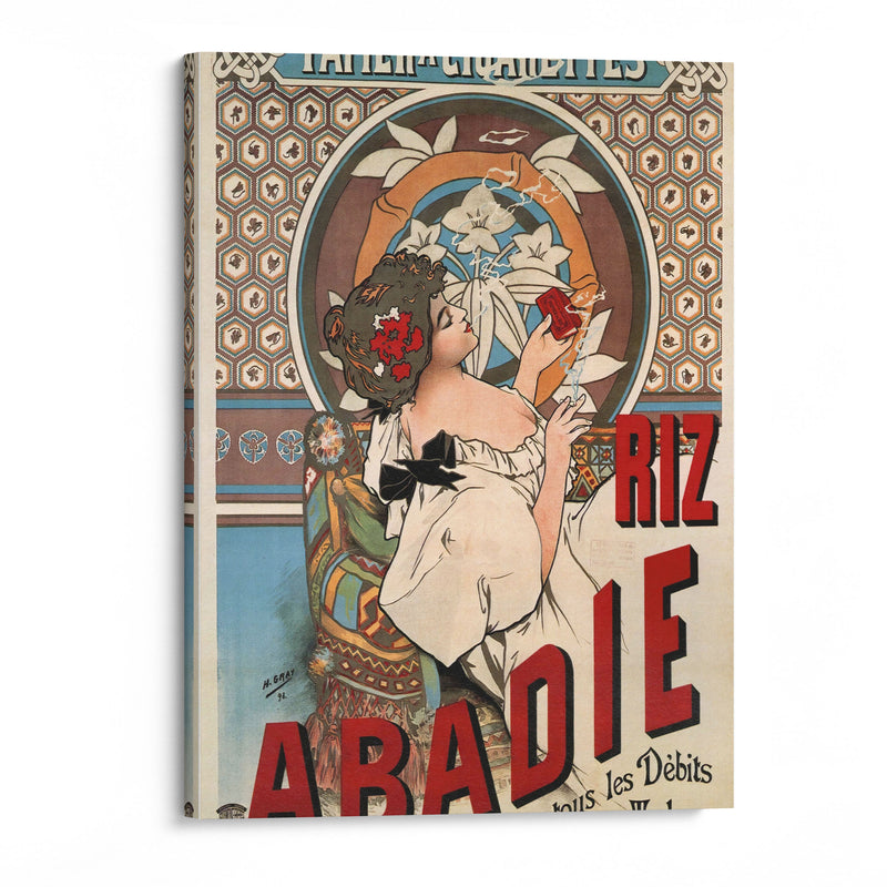 Riz Abadie (1898) - Alphonse Mucha - Canvas Print