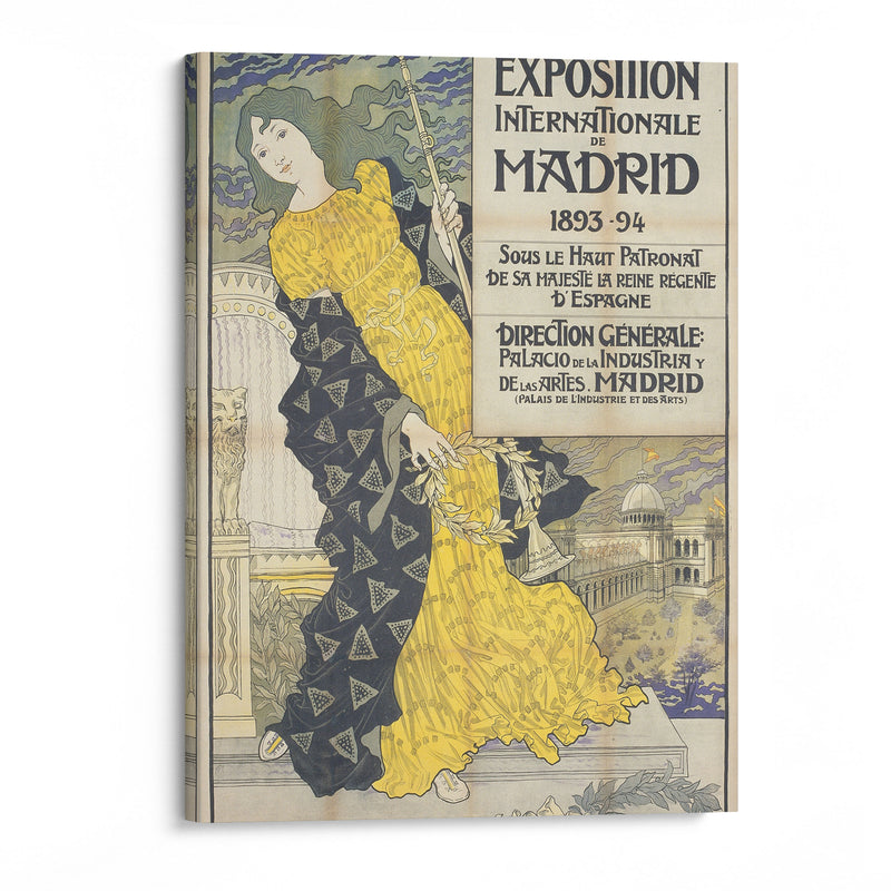 Exposition Internationale de Madrid (1893) - Eugène Grasset - Canvas Print