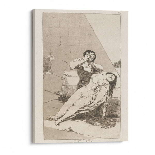 Tantalo. (Tantalus.) (1796-1797) - Francisco de Goya - Canvas Print