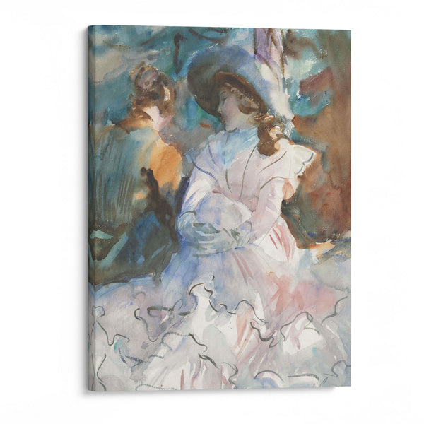 Ladies in the Shade Abriès (1912) - John Singer Sargent - Canvas Print
