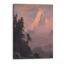 Sunrise on the Matterhorn (after 1875) - Albert Bierstadt - Canvas Print