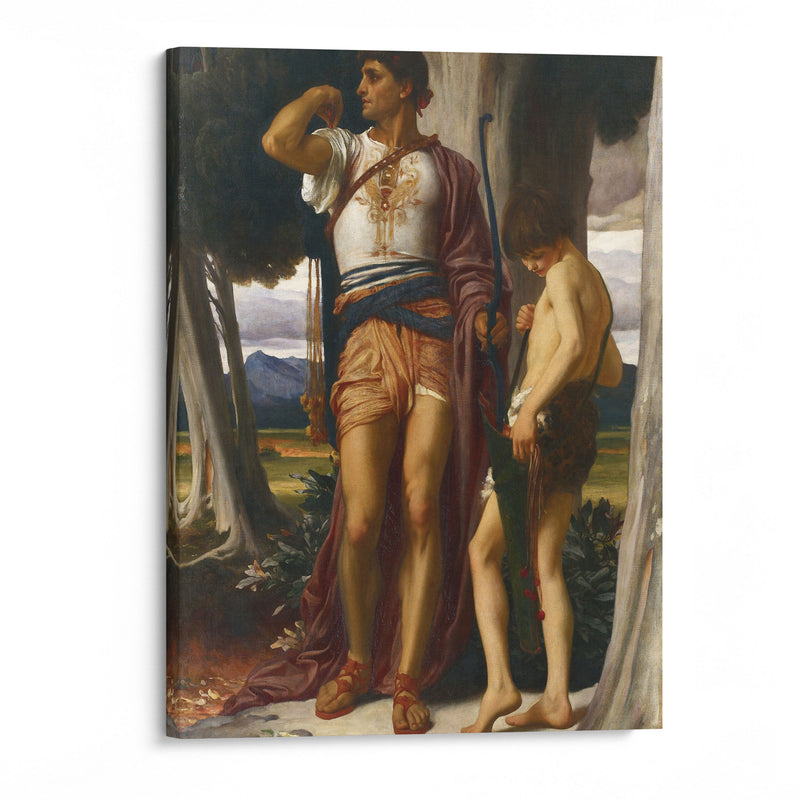 Jonathan’s Token to David (c. 1868) - Frederic Leighton - Canvas Print