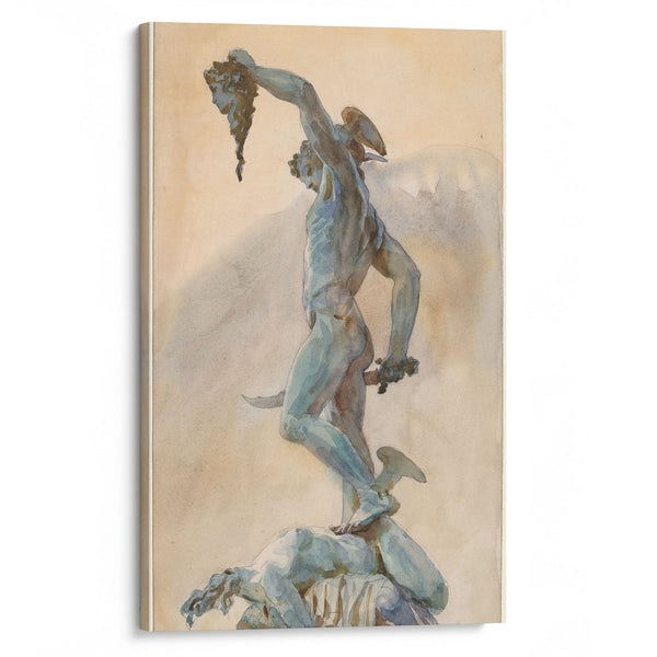 Sketch of Cellini’s ‘Perseus’ - John Singer Sargent - Canvas Print