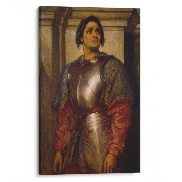 A Condottiere (1871-72) - Frederic Leighton - Canvas Print