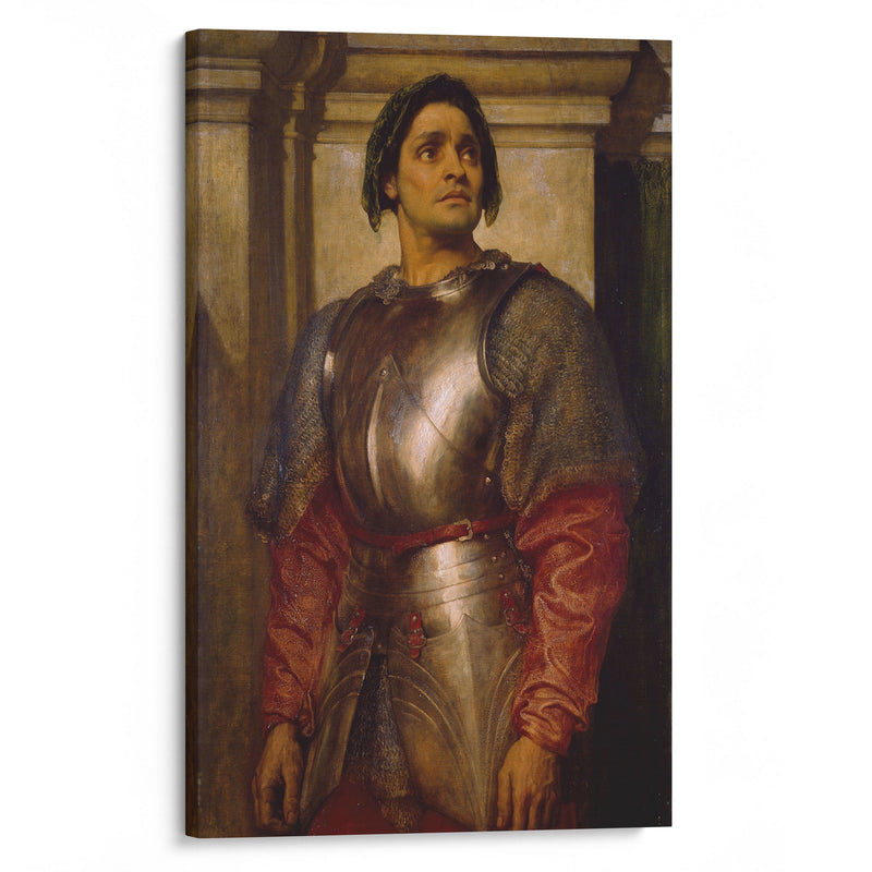 A Condottiere (1871-72) - Frederic Leighton - Canvas Print