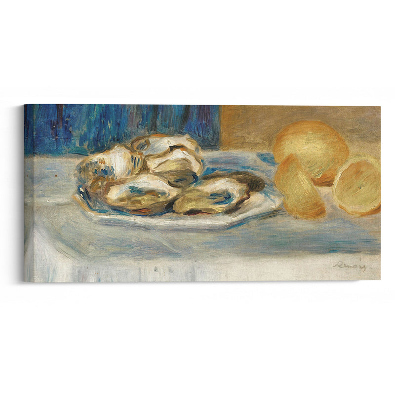 Nature Morte Aux Citrons Et Aux Huïtres (circa 1900) - Pierre-Auguste Renoir - Canvas Print