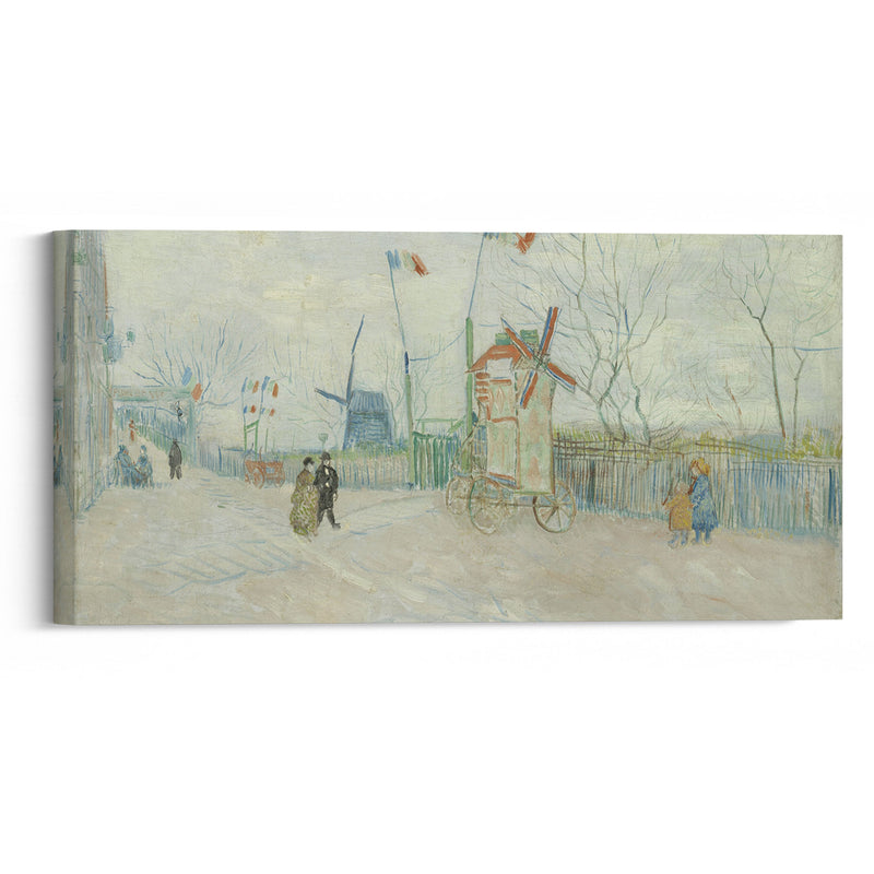 Impasse des Deux Frères (1887) - Vincent van Gogh - Canvas Print