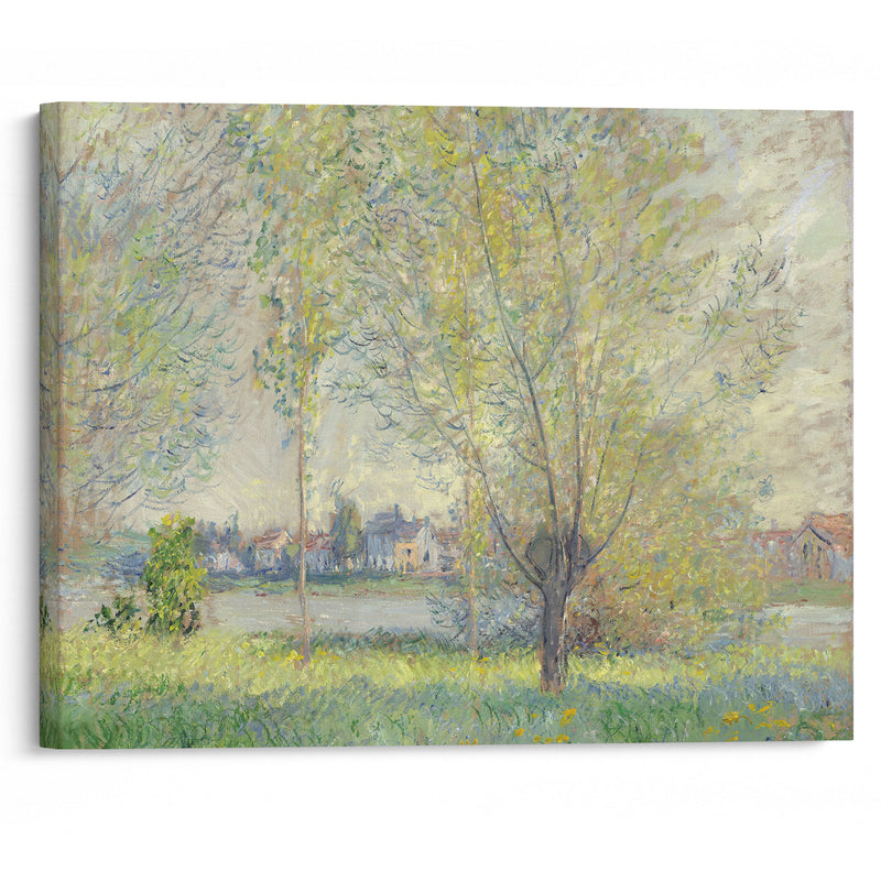 The Willows (1880) - Claude Monet - Canvas Print