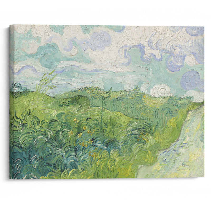 Green Wheat Fields, Auvers (1890) - Vincent van Gogh - Canvas Print - UAIO LMT