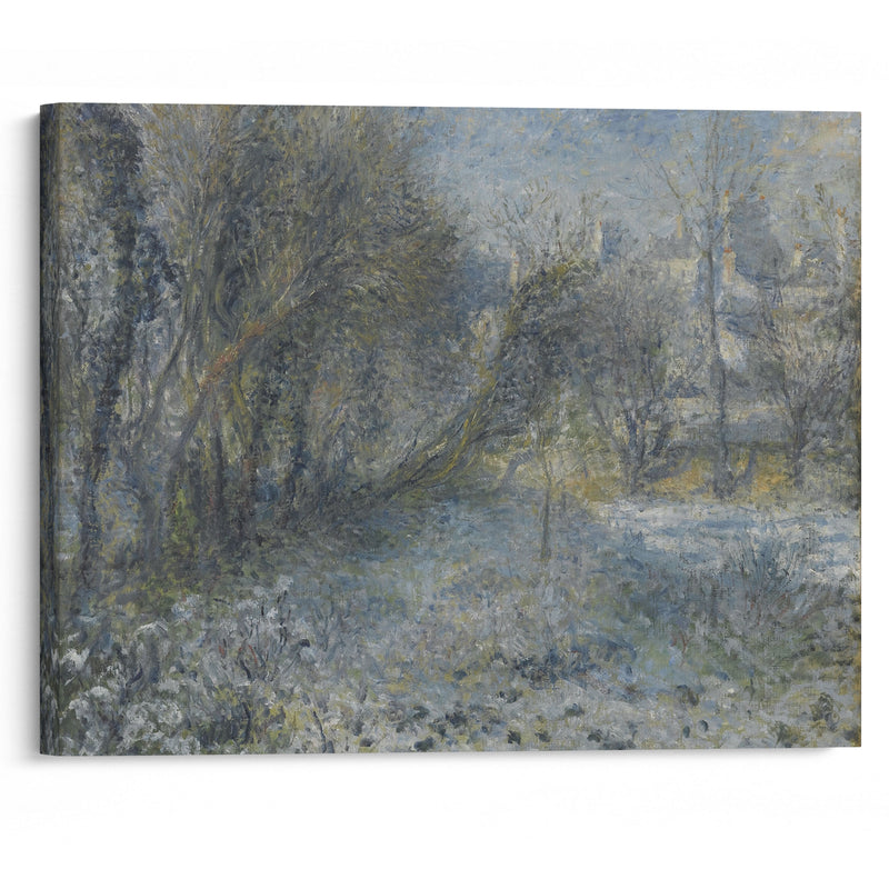 Snow-covered Landscape (1875) - Pierre-Auguste Renoir - Canvas Print