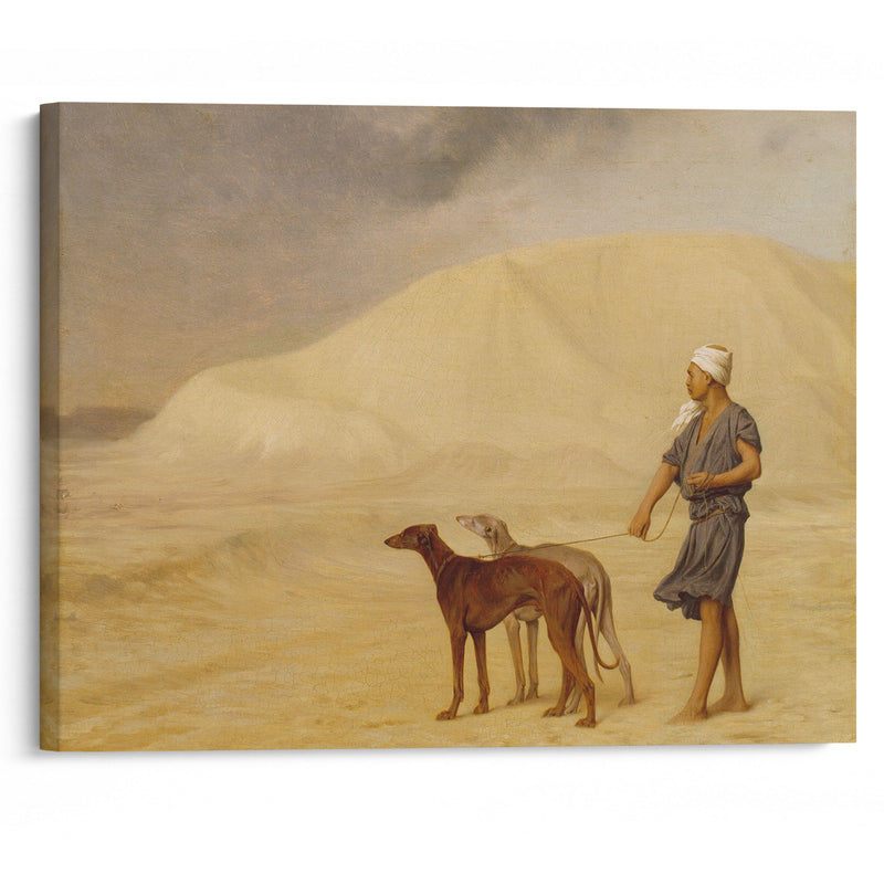 On the Desert (ca 1867) - Jean-Léon Gérôme - Canvas Print