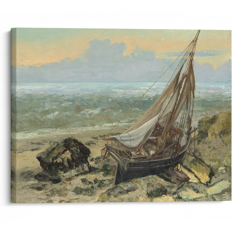 The Fishing Boat (1865) - Gustave Courbet - Canvas Print