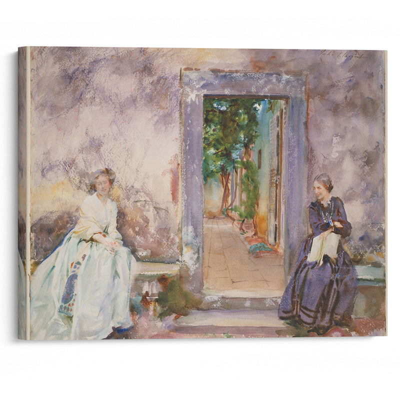 The Garden Wall (1910) - John Singer Sargent - Canvas Print