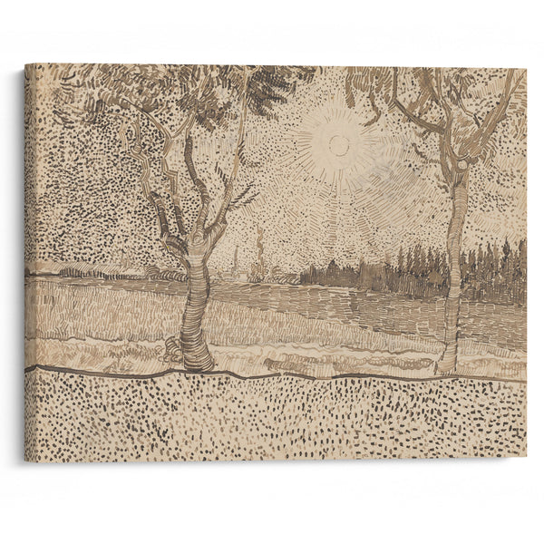 The Road to Tarascon (1888) - Vincent van Gogh - Canvas Print
