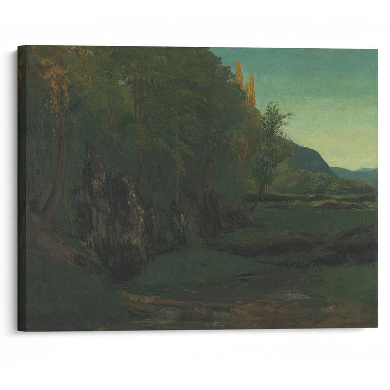 Landscape From Jura (1868) - Gustave Courbet - Canvas Print