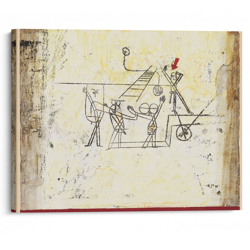 Schlussbild einer Tragikomödie (1923) - Paul Klee - Canvas Print