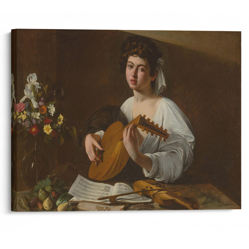 The Lute Player (circa 1595) - Caravaggio - Canvas Print