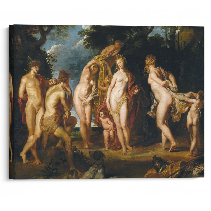 The Judgment Of Paris (Circa 1606) - Peter Paul Rubens - Canvas Print