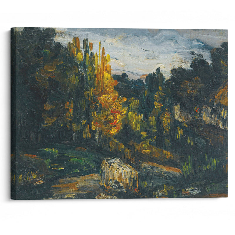 Paysage (1866) - Paul Cézanne - Canvas Print