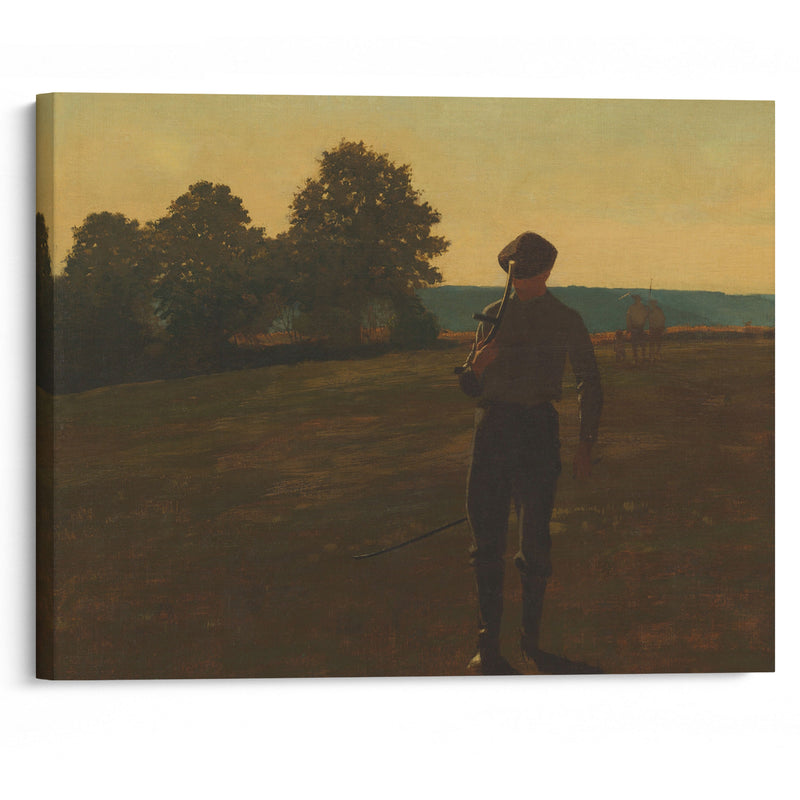 Man with a Scythe (ca 1869) - Winslow Homer - Canvas Print