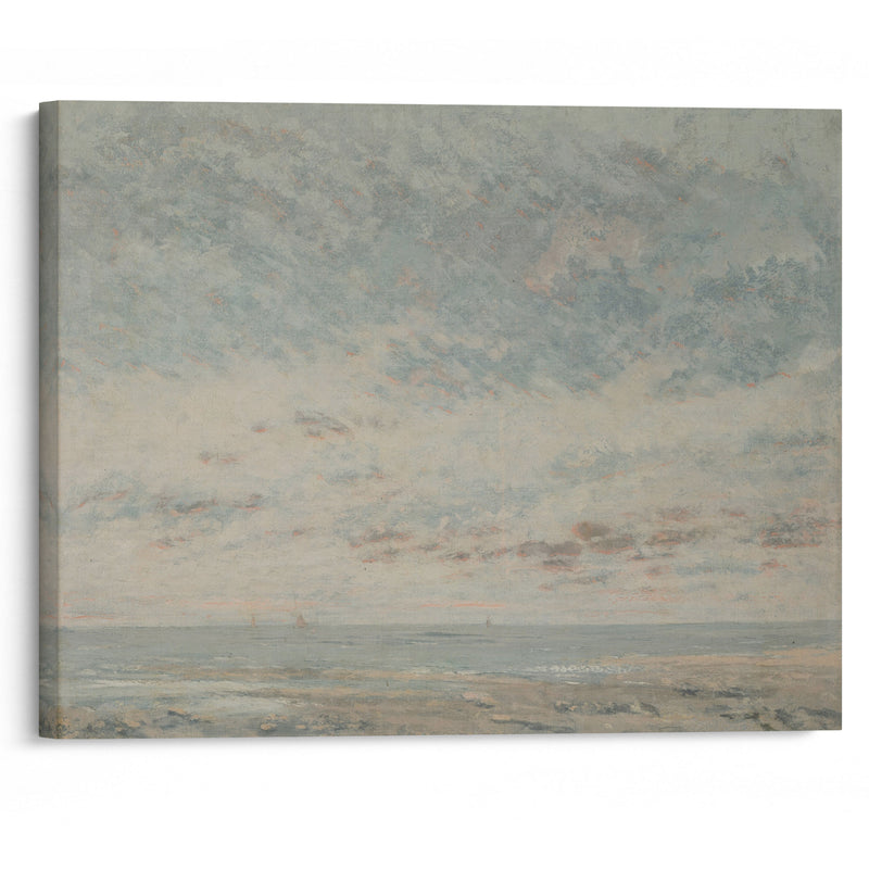 Low Tide at Trouville - Gustave Courbet - Canvas Print