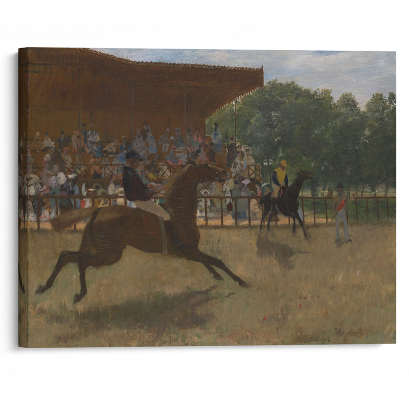 The False Start (ca. 1869–72) - Edgar Degas - Canvas Print