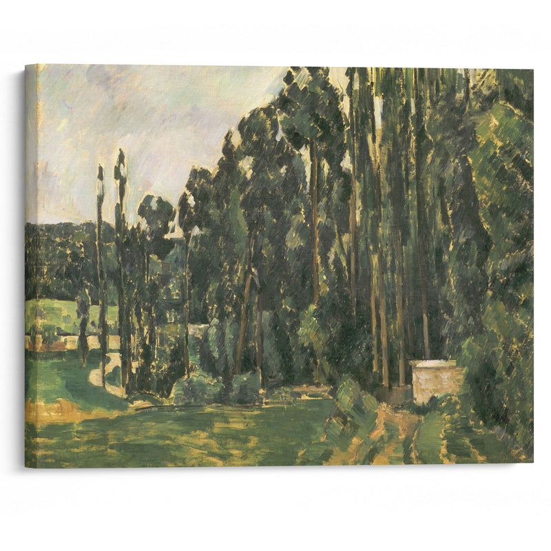 Poplars (1879 - 1880) - Paul Cézanne - Canvas Print