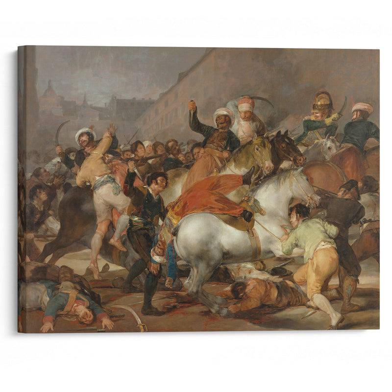 The Charge of the Mamelukes (1814) - Francisco de Goya - Canvas Print