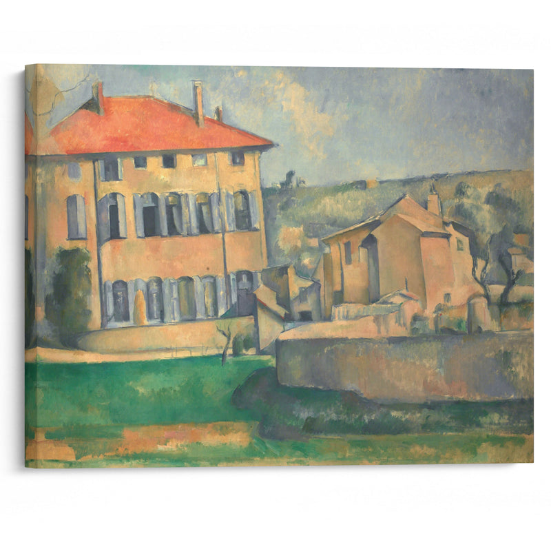 House in Aix (1885 - 1887) - Paul Cézanne - Canvas Print