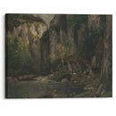 River and Rocks (1873–77) - Gustave Courbet - Canvas Print