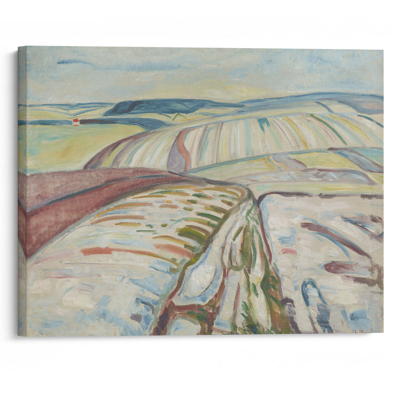 Winter. Elgersburg (1906) - Edvard Munch - Canvas Print