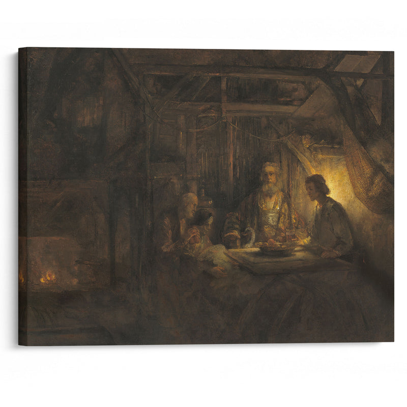 Philemon and Baucis (1658) - Rembrandt van Rijn - Canvas Print