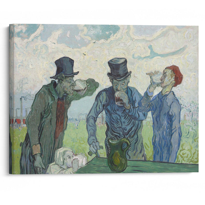 The Drinkers (1890) - Vincent van Gogh - Canvas Print - UAIO LMT