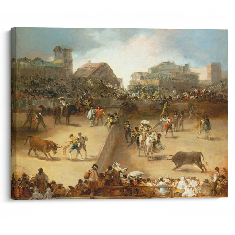 Bullfight in a Divided Ring - Francisco de Goya - Canvas Print