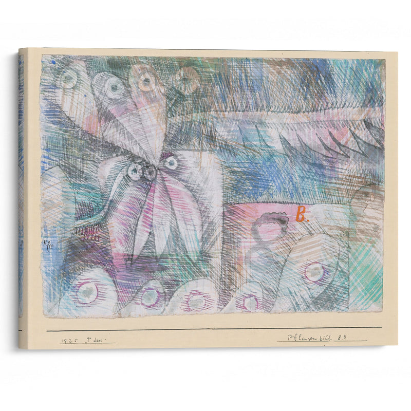 Pflanzen Bild 8.B, 1925 (1925) - Paul Klee - Canvas Print