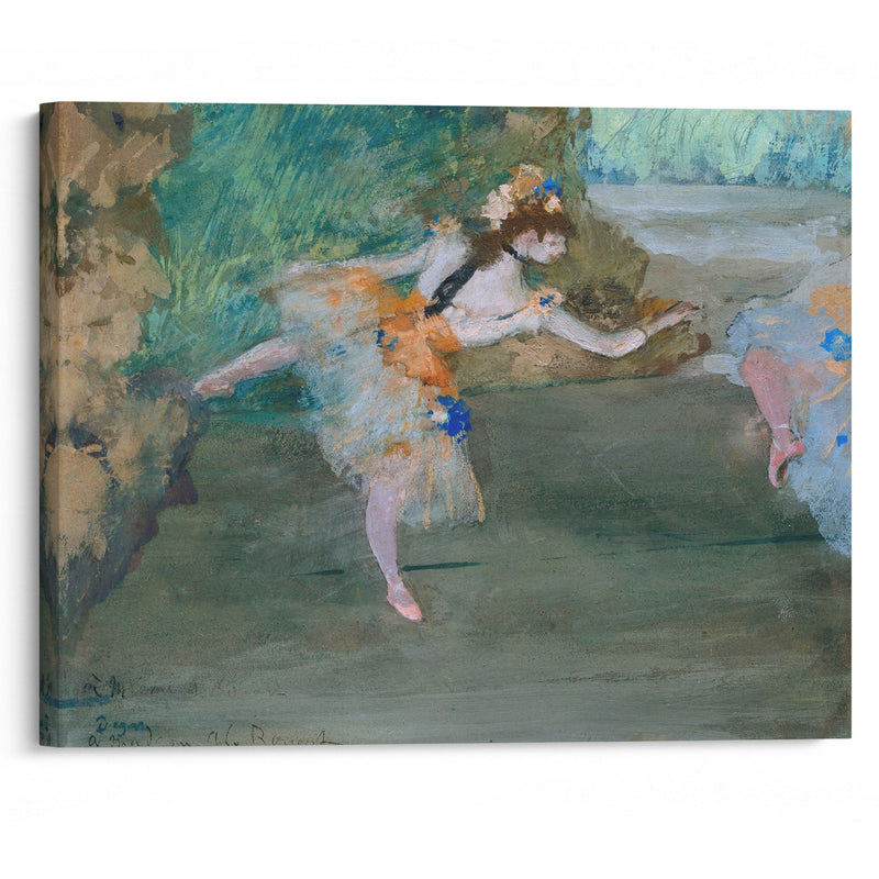 Dancer Onstage (ca. 1877) - Edgar Degas - Canvas Print