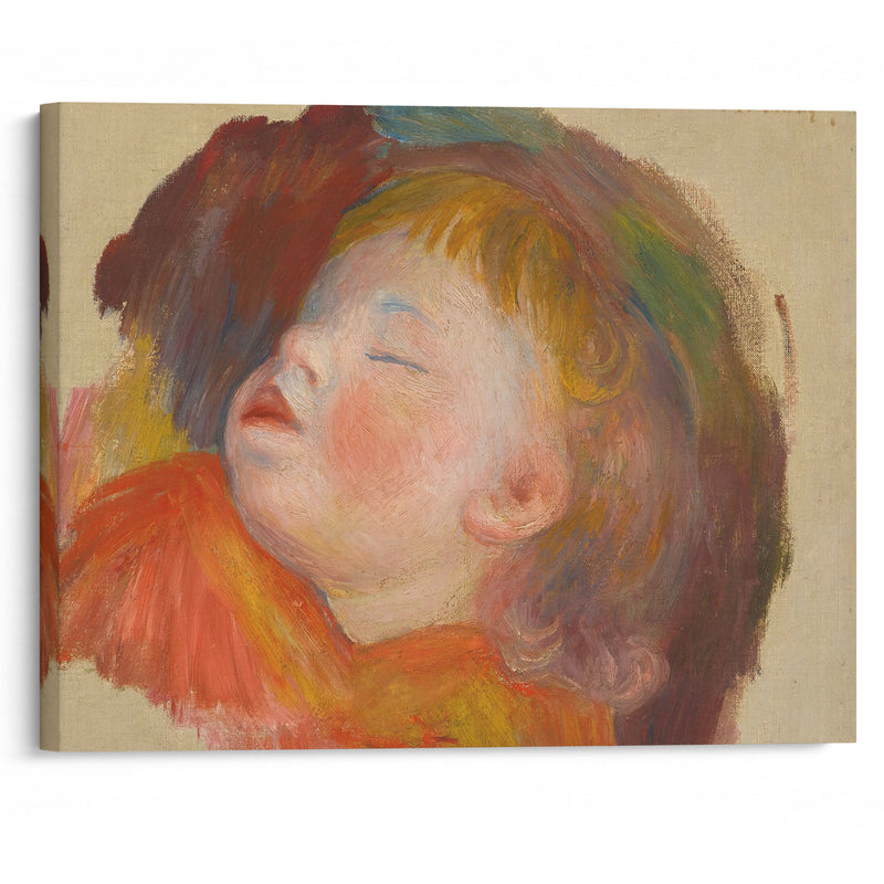 Enfant Endormi (circa 1895) - Pierre-Auguste Renoir - Canvas Print