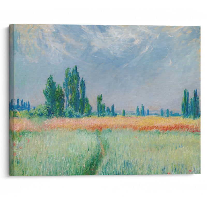 Champ De Blé (1881) - Claude Monet - Canvas Print