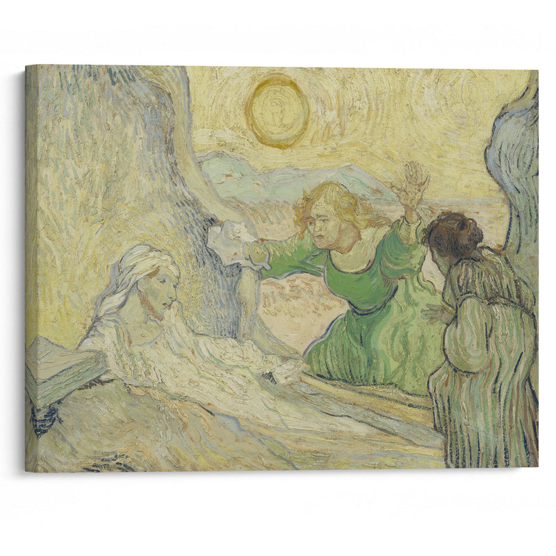 The raising of Lazarus (after Rembrandt) - Vincent van Gogh - Canvas Print - UAIO LMT