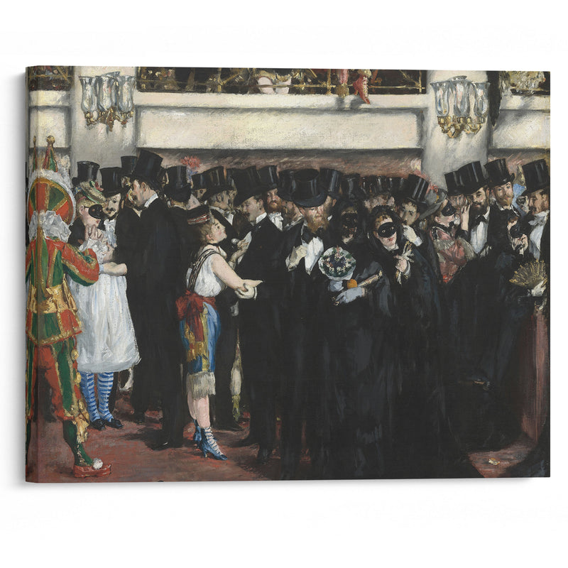 Masked Ball at the Opera (1873) - Édouard Manet - Canvas Print