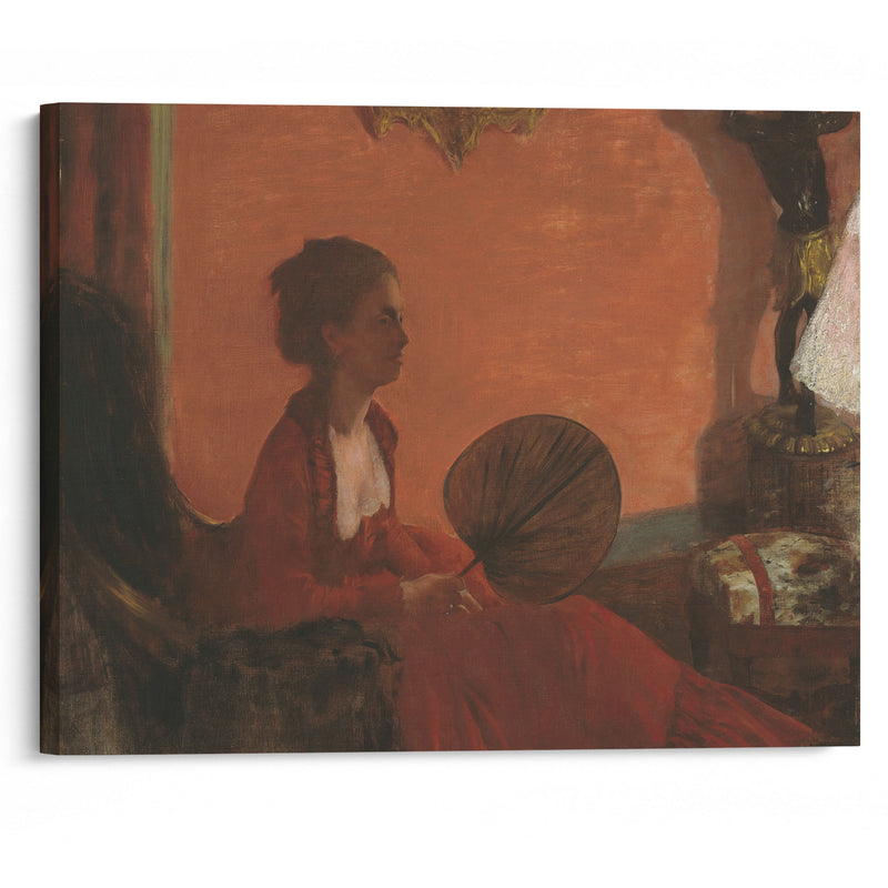 Madame Camus (1869-1870) - Edgar Degas - Canvas Print