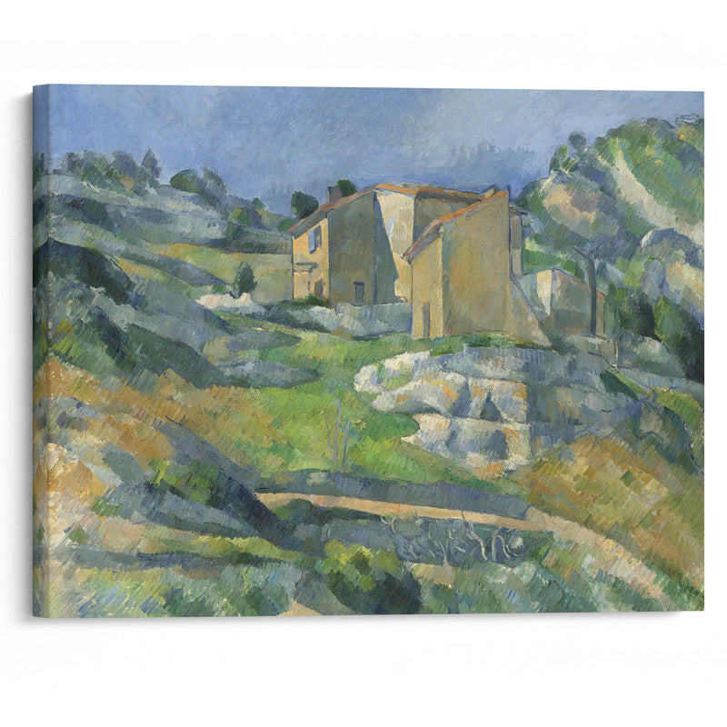 Houses in Provence – The Riaux Valley near L’Estaque (c. 1883) - Paul Cézanne - Canvas Print