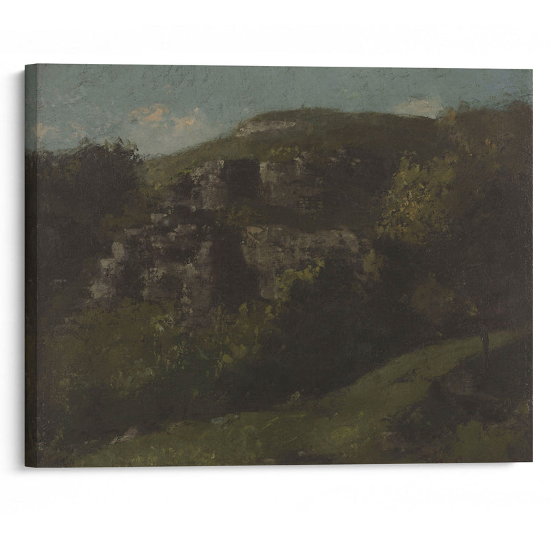 Rochers À Ornans (1869) - Gustave Courbet - Canvas Print